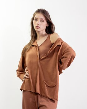 Giacca Over in Cotone Bio Donna