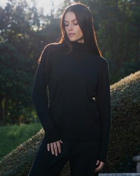Maglia Dolcevita Donna in Pura Lana Merinos Extrafine