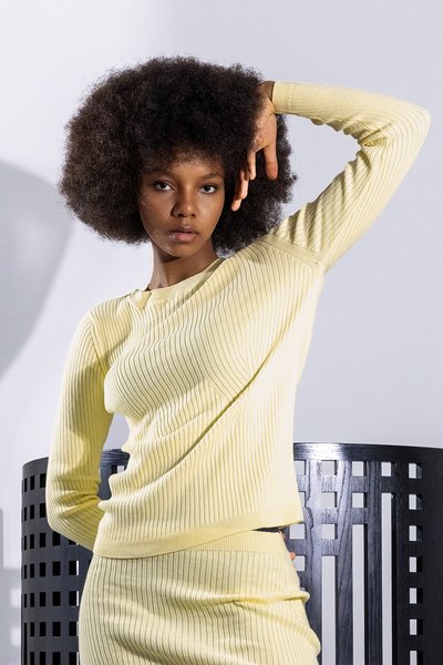 Maglia soleil in cotone bio donna