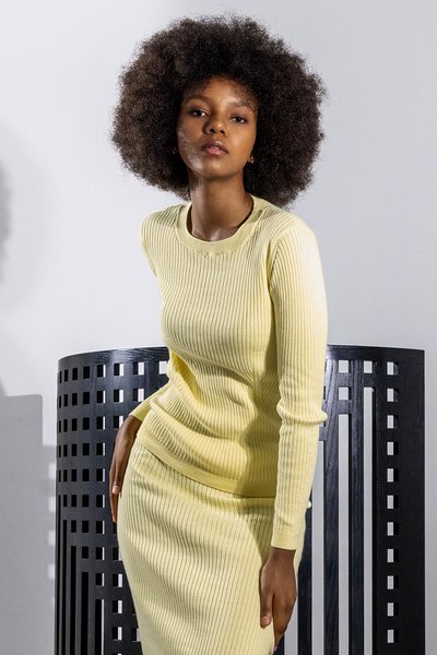 Maglia soleil in cotone bio donna