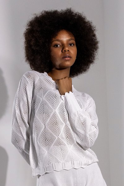 Maglia etherea in viscosa sostenibile