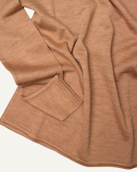 Maglia scollo a barchetta donna in pura lana merino - luna