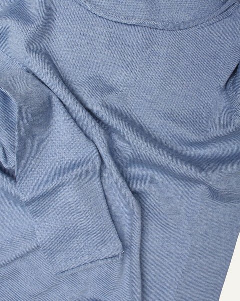 Maglia scollo a barchetta donna in pura lana merino - luna