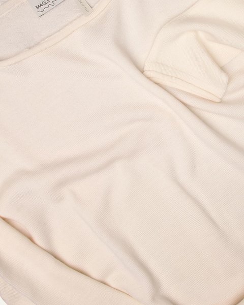 Maglia scollo a barchetta donna in pura lana merino - luna