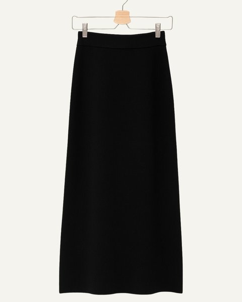 Gonna basica donna in pura lana merino - nora