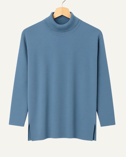 Dolcevita over donna in pura lana merino - olivia