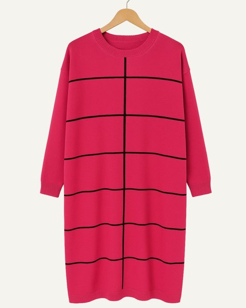 Maxipull donna in pura lana merino