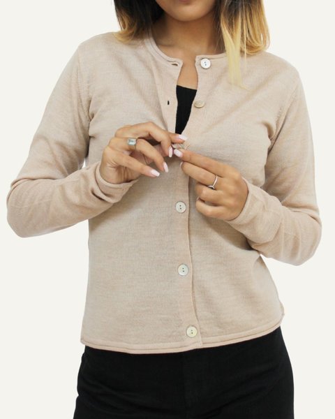 Giacca coreana donna in pura lana merino - amelia