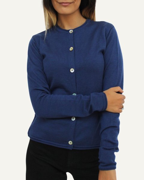 Giacca coreana donna in pura lana merino - amelia