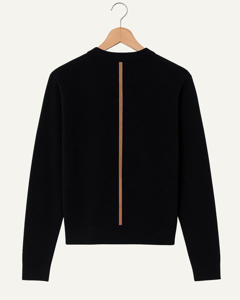 Giacchina intarsio donna pura lana merino ultrafine