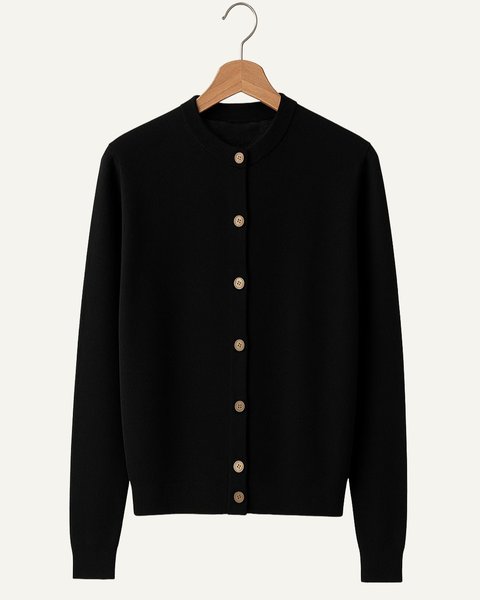 Giacchina intarsio donna pura lana merino ultrafine