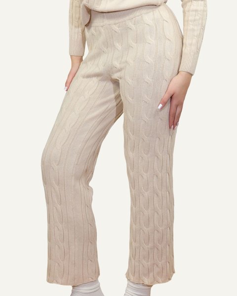 Pantalone home donna in pura lana merino ultrafine