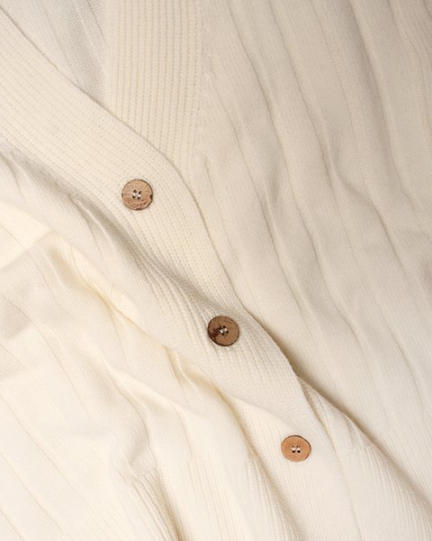 Cardigan costa over donna in pura lana merino ultrafine