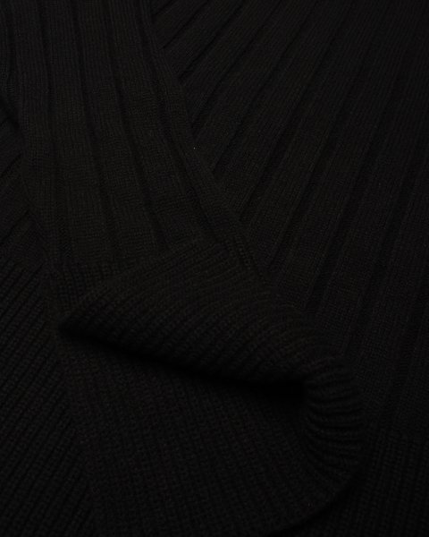 Maglia costa over donna in pura lana merino ultrafine