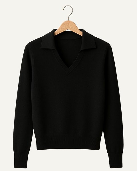 Polo donna in pura lana merino ultrafine