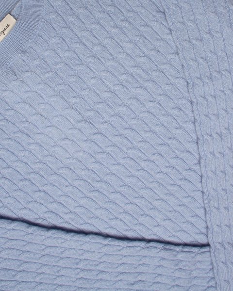 Maglia donna in cashmere trecce