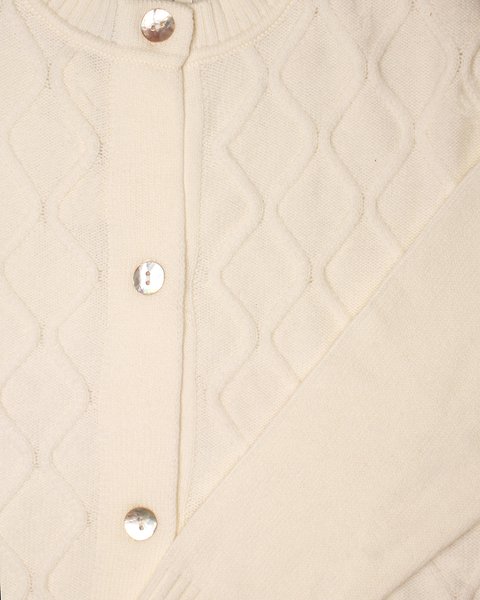 Giacca punto alveare donna in pura lana merino ultrafine