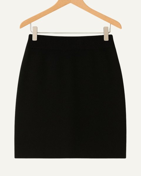 Gonna corta pura lana donna