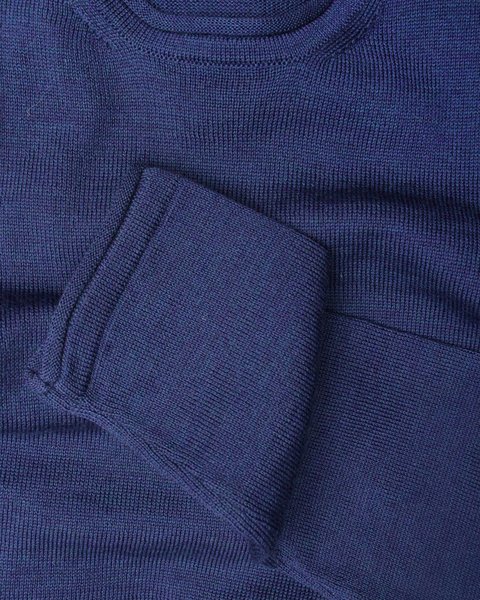 Girocollo basico pura lana donna