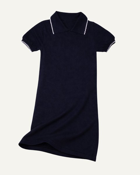 Abito polo donna in puro cotone pima