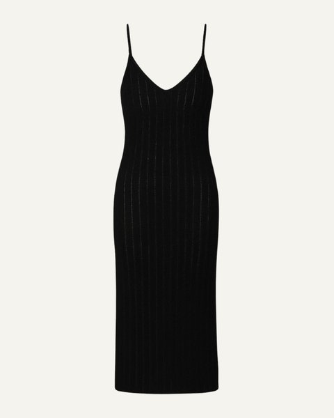 Abito traforato donna in puro cotone e puro lino