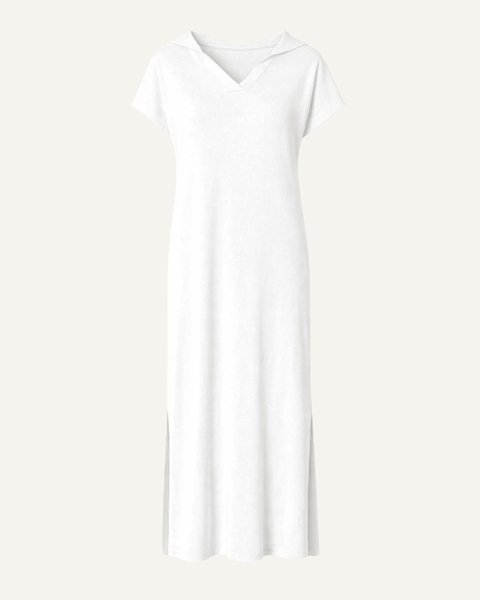 Abito colletto donna in viscosa ecosostenibile