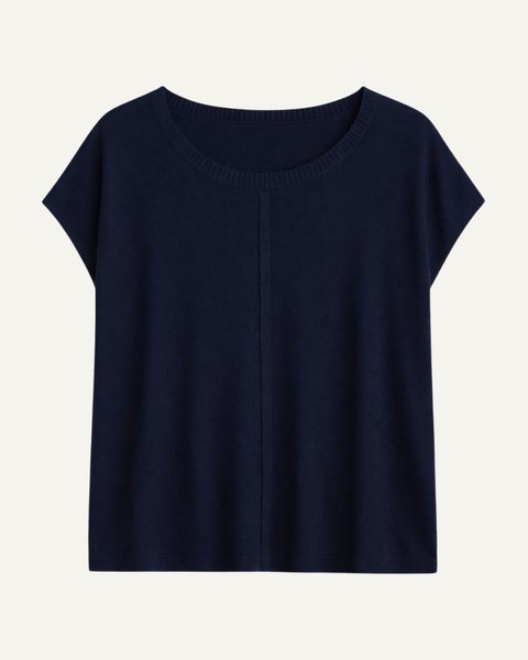 Maglia manica corta donna in pura viscosa ecosostenibile