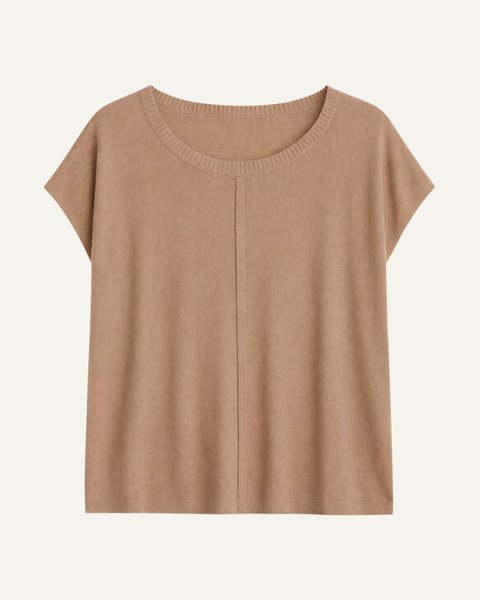 Maglia manica corta donna in pura viscosa ecosostenibile