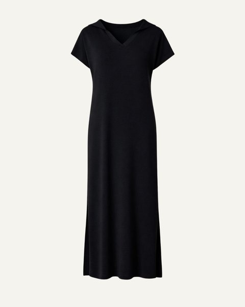 Abito colletto donna in viscosa ecosostenibile