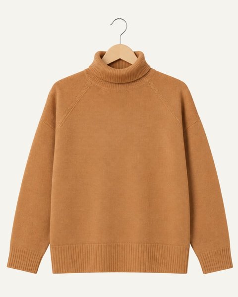 Dolcevita boxy donna in pura lana merinos extrafine