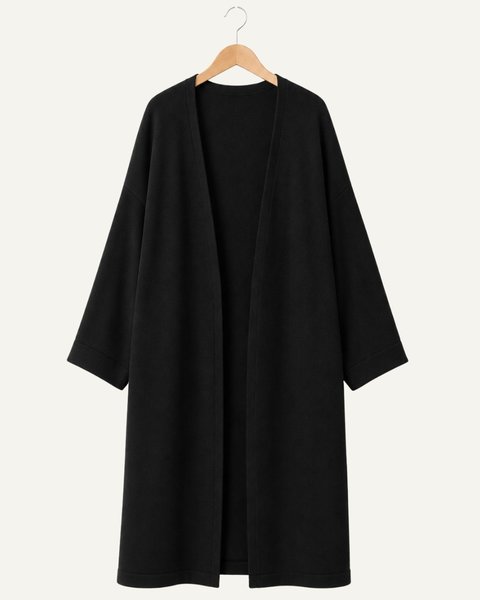 Cappotto in maglia donna in pura lana merinos ultrafine