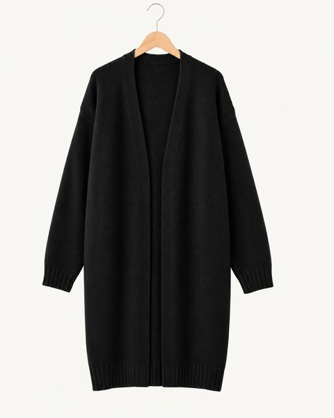 Cappotto lungo donna in pura lana merinos ultrafine