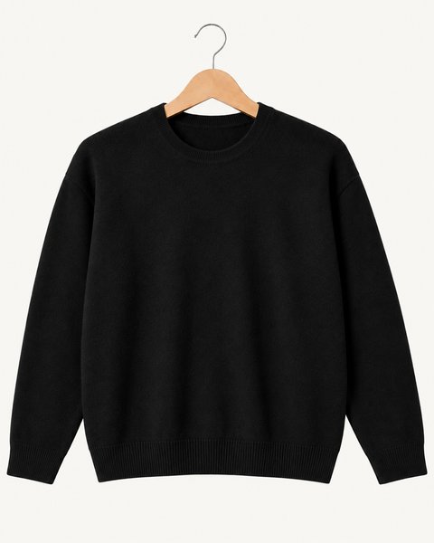 Maglia girocollo donna in pura lana merinos ultrafine