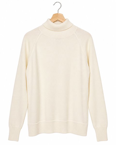 Dolcevita boxy donna in pura lana merinos extrafine