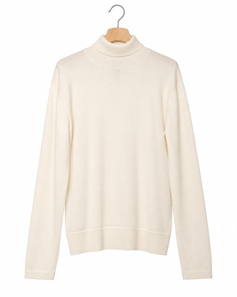 Maglia dolcevita donna in pura lana merinos extrafine