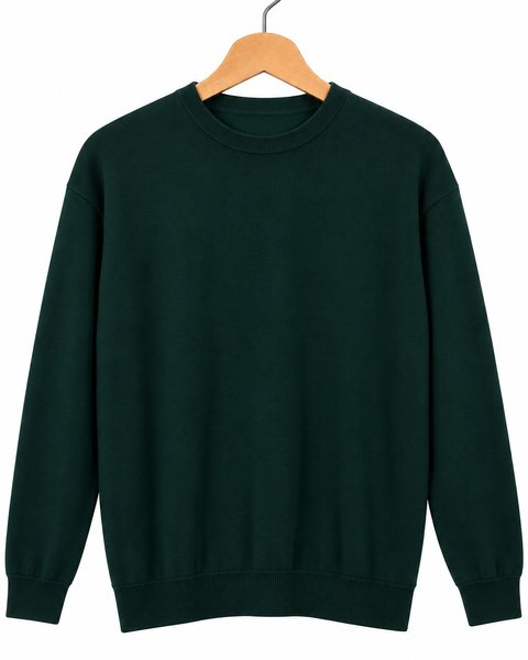 Maglia girocollo over donna in pura lana merinos extrafine
