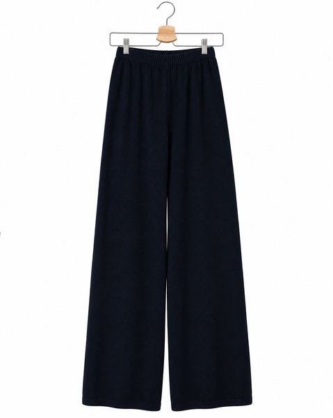 Pantaloni in maglia donna in pura lana merinos extrafine