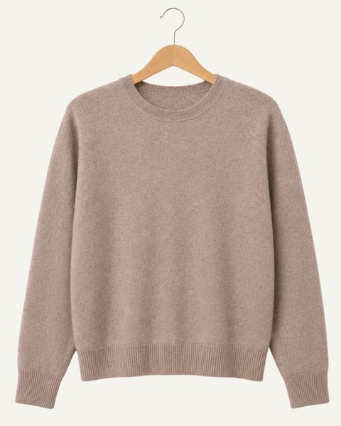 Maglia basica lana cashmere